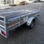Remorque simple essieu aluminium 300x132 cm