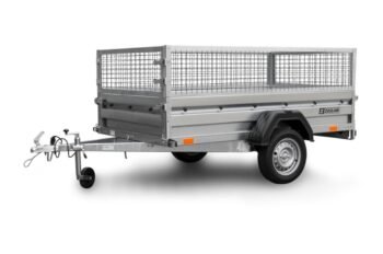 Remorque bagagère pas cher​ ZASLAW 235SU – 2,35 X 1,32 M GRILLAGÉE