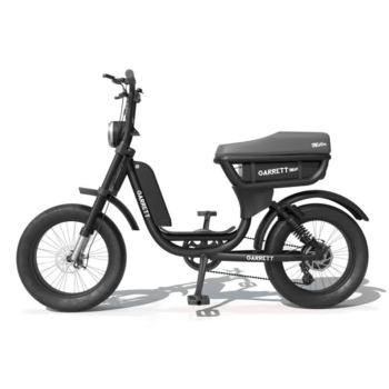 Vélo électrique biplace cargo garrett miller city , batt double, pneus route